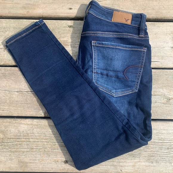 💜 American Eagle Jegging Crop Jeans | Super Stretch | Size 2 - Picture 6 of 10